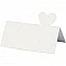 Heart Table Cards - White (20 pcs.)