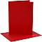 Cards and Envelopes - Red (13.3 x 18.5 cm, 4 pcs)