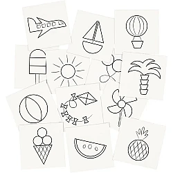 Color-in Memory Game (2×13 Motifs)