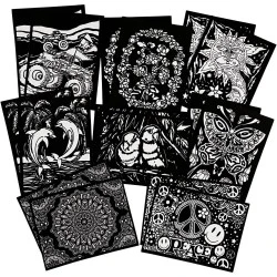 Black Velvet Makeup Sponges for Foundation (16 pcs)