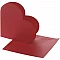 Heart-Shaped Cards with Envelopes - Red (10 pcs.)