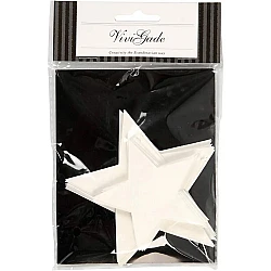 Бумажные украшения — звёзды (40 шт.)
