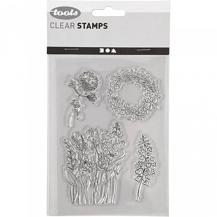 Transparent Stamps - Plants (1 Sheet)