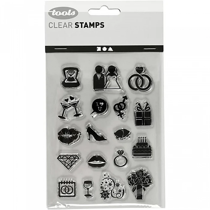 Transparent Stamps - Wedding Theme II (1 Sheet)