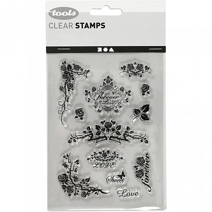 Transparent Stamps - Wedding Theme (1 Sheet)