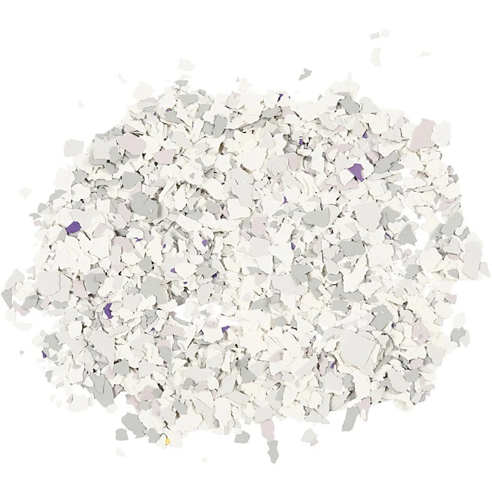 Decorative Flakes - Light Grey 90g