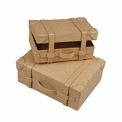 Cardboard Case - Suitcase (2 pcs)