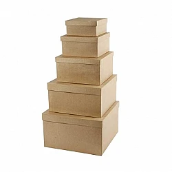 Square boxes (5 pcs)