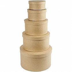 Round Boxes (5 pcs.)