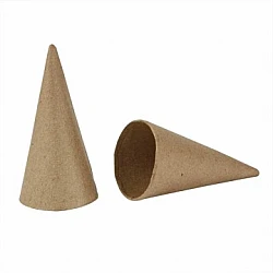 Cardboard cone (H 10 cm, Ø 5 cm)