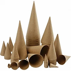 Cardboard cone set (50 pcs)