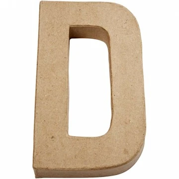 Kartona burts - D (20,5 cm augsts)