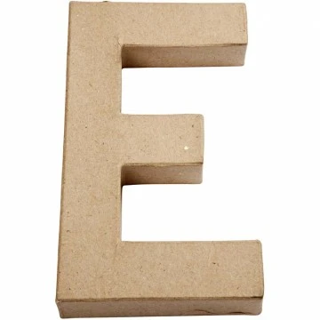Cardboard Letter - E (20.5 cm High)