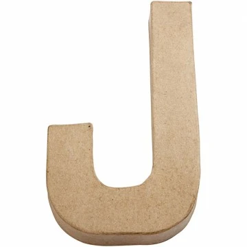 Kartona burts - J (20,5 cm augsts)