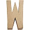 Cardboard Letter - W (20.5 cm High)