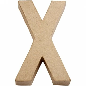 Kartona burts - X (20,5 cm augsts)