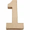 Cardboard Number - 1 (20.5 cm High)