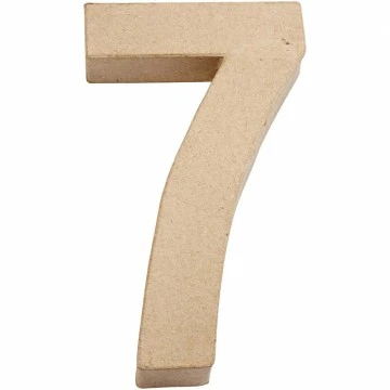 Kartona cipars - 7 (20,5 cm augsts)