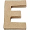 Cardboard letter - E (10 cm high)