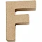 Буква из картона - F (высота 10 см)