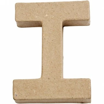 Cardboard Letter - I (10 cm High)