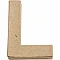 Буква из картона - L (высота 10 см)
