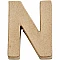 Cardboard Letter - N (10 cm High)