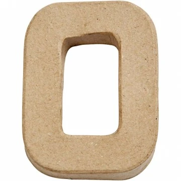 Cardboard Letter - O (10 cm High)