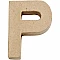 Cardboard Letter - P (10 cm High)