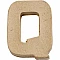 Cardboard Letter - Q (10 cm High)