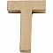Cardboard Letter - T (10 cm high)