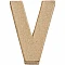 Cardboard Letter - V (10 cm high)