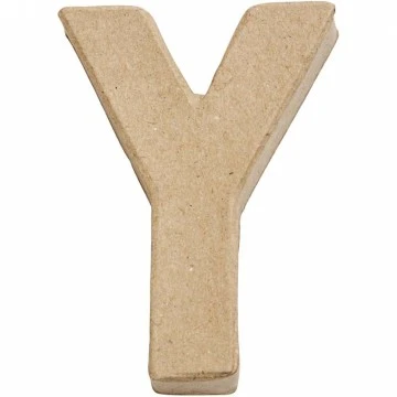 Cardboard Letter - Y (10 cm High)
