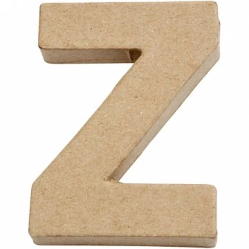 Kartona burts - Z (10 cm augsts)