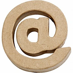 Kartona simbols - @ (10 cm augsts)