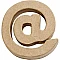 Cardboard Symbol - @ (10 cm High)