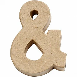 Kartona simbols - & (10 cm augsts)