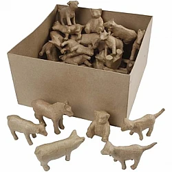 Cardboard Animal Set (60 pcs)