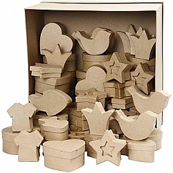 Cardboard Boxes (7 Designs x 9 pcs.)