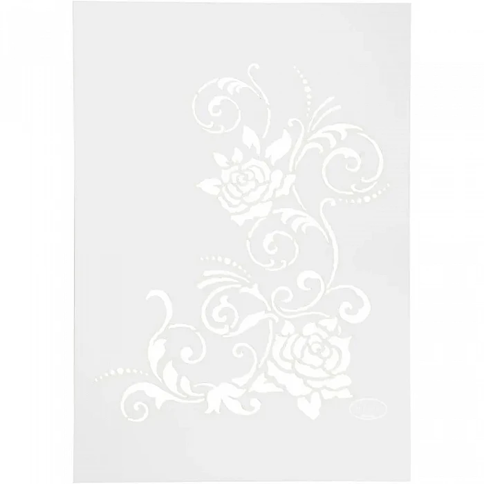 Stencil - Flowers A4 (1 pc.)
