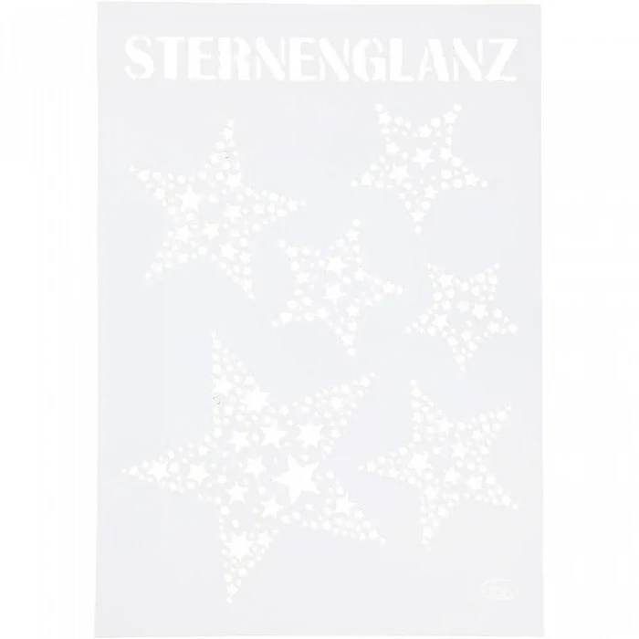 Stencil - Stars II A4 (1 pc.)