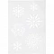 Trafarets - sniegpārslas A4 (1 gab.)