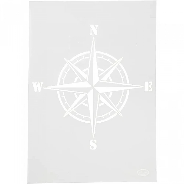 Stencil - Compass A4 (1 pc.)