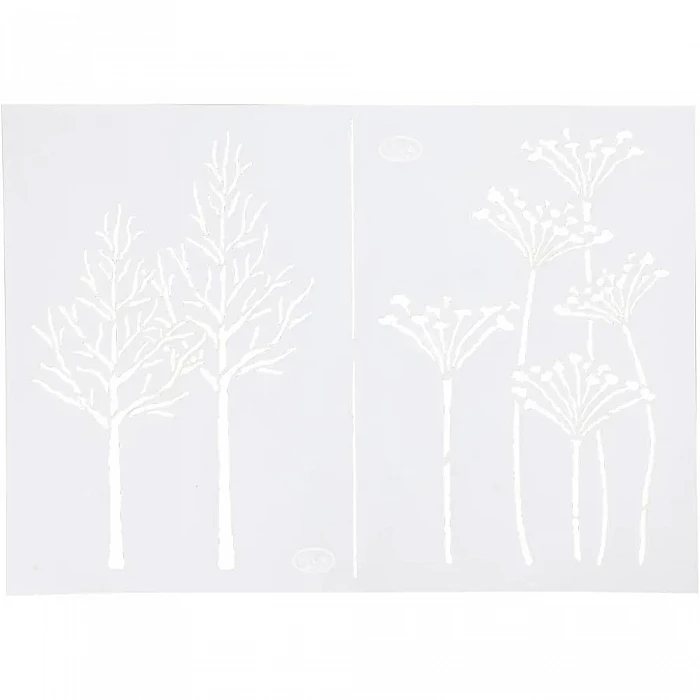Stencil - Plants A4 (1 pc.)