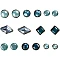 Decorative Rivets - Blue (16 pcs)