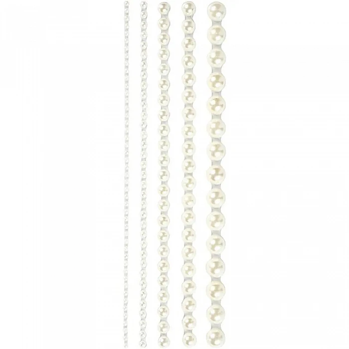 Half Beads - White (140 pcs.)