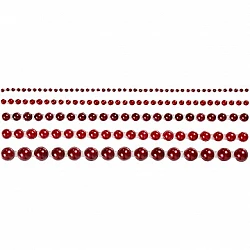Half Beads - Red (140 pcs.)