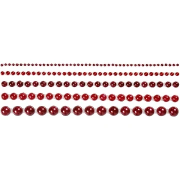 Half Beads - Red (140 pcs.)