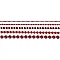 Half Beads - Red (140 pcs.)
