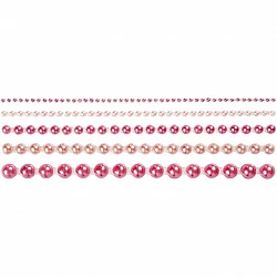 Half Beads - Pink (140 pcs.)